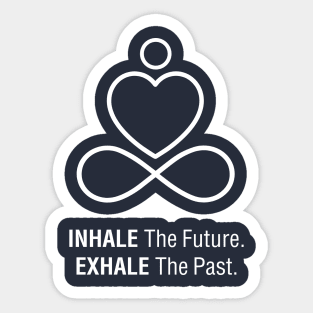 Inhale Exhale Yoga Design Sticker